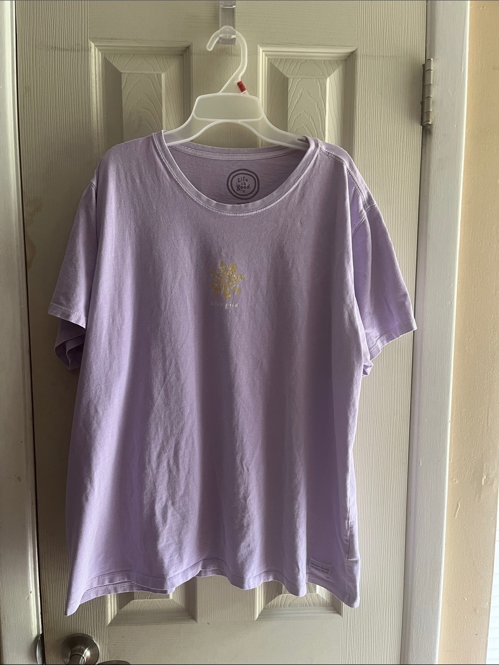 Lilac life is good women’s T shirt